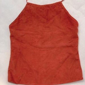 Suede tank